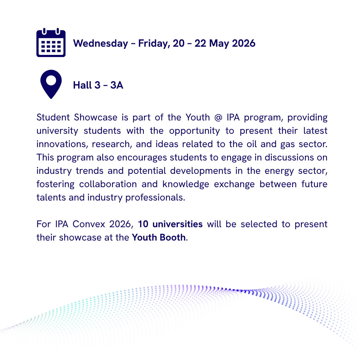 Student Showcase IPA CONVEX 2026